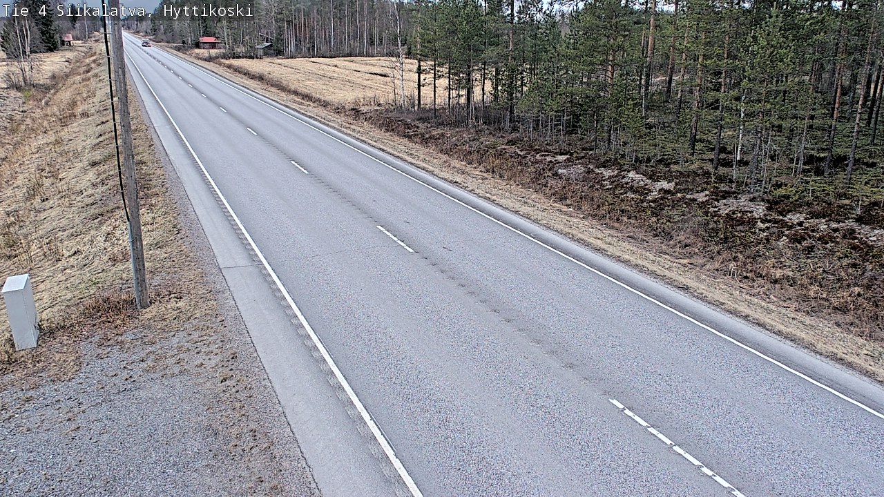 Weather Camera Image Road 4 Siikalatva, Hyttikoski, Siikalatva, Pohjois-Pohjanmaa