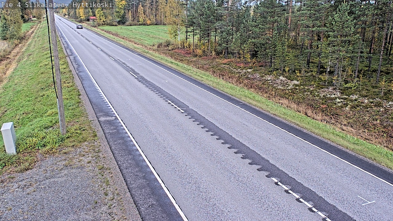 Weather Camera Image Road 4 Siikalatva, Hyttikoski, Siikalatva, Pohjois-Pohjanmaa