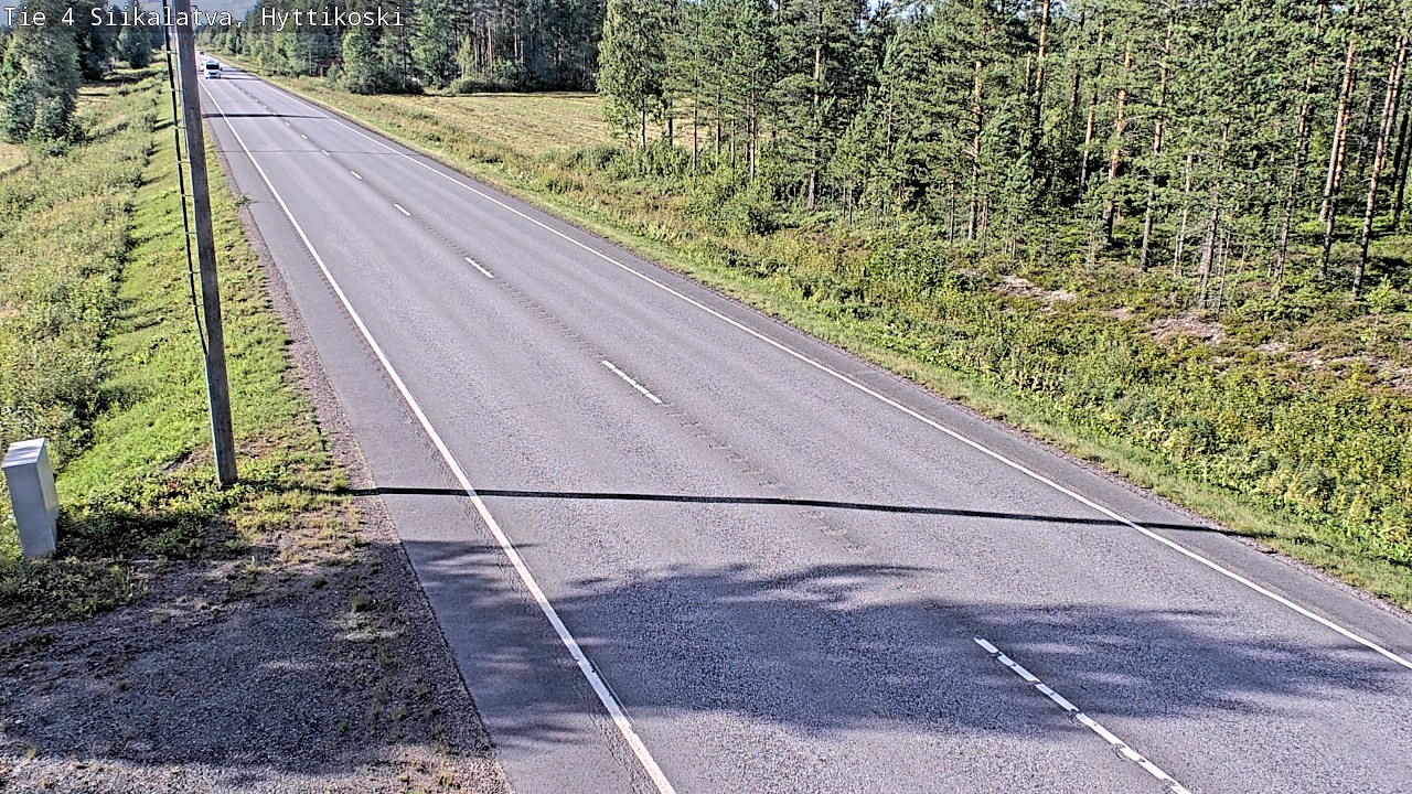 Weather Camera Image Road 4 Siikalatva, Hyttikoski, Siikalatva, Pohjois-Pohjanmaa