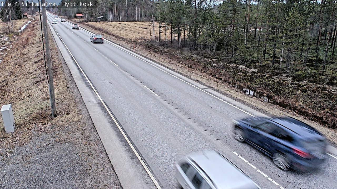 Weather Camera Image Road 4 Siikalatva, Hyttikoski, Siikalatva, Pohjois-Pohjanmaa
