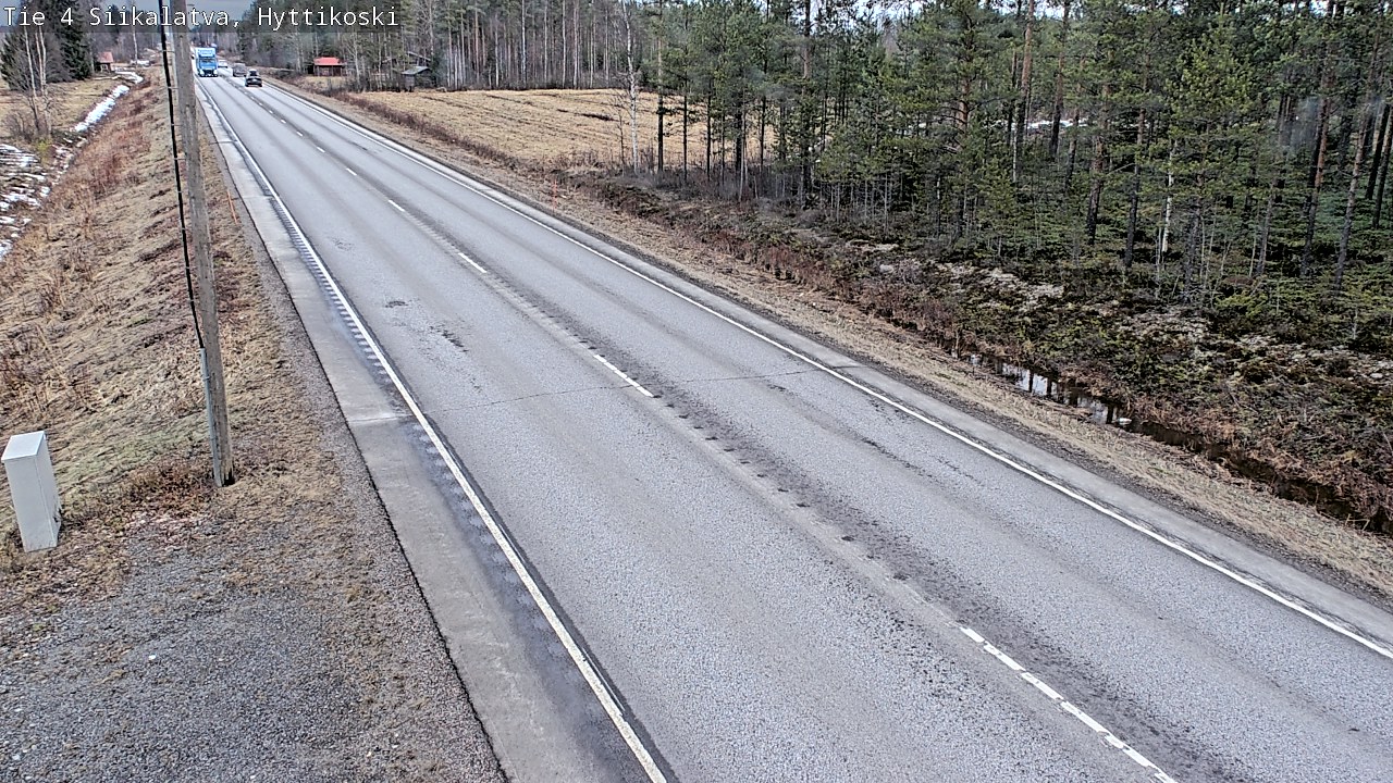 Weather Camera Image Road 4 Siikalatva, Hyttikoski, Siikalatva, Pohjois-Pohjanmaa