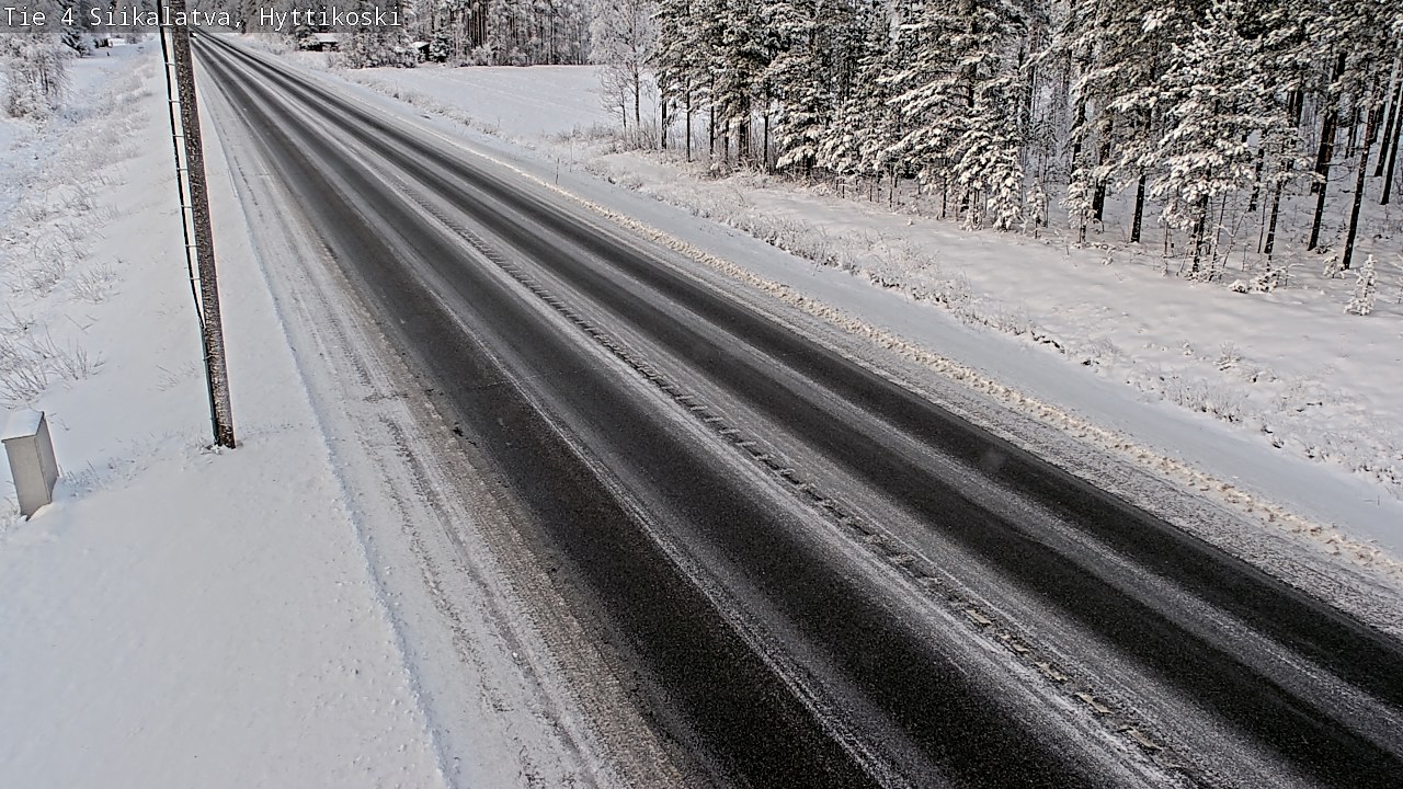 Weather Camera Image Väg 4 Siikalatva, Hyttikoski, Siikalatva, Pohjois-Pohjanmaa