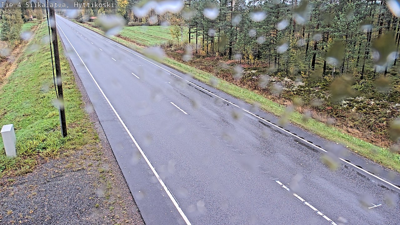 Weather Camera Image Road 4 Siikalatva, Hyttikoski, Siikalatva, Pohjois-Pohjanmaa