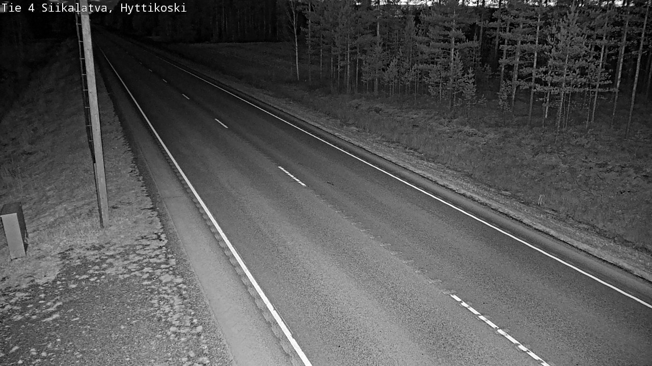 Weather Camera Image Väg 4 Siikalatva, Hyttikoski, Siikalatva, Pohjois-Pohjanmaa