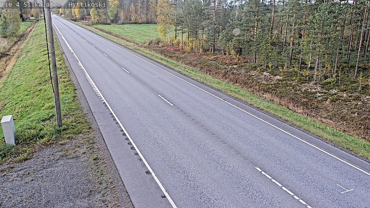 Weather Camera Image Road 4 Siikalatva, Hyttikoski, Siikalatva, Pohjois-Pohjanmaa