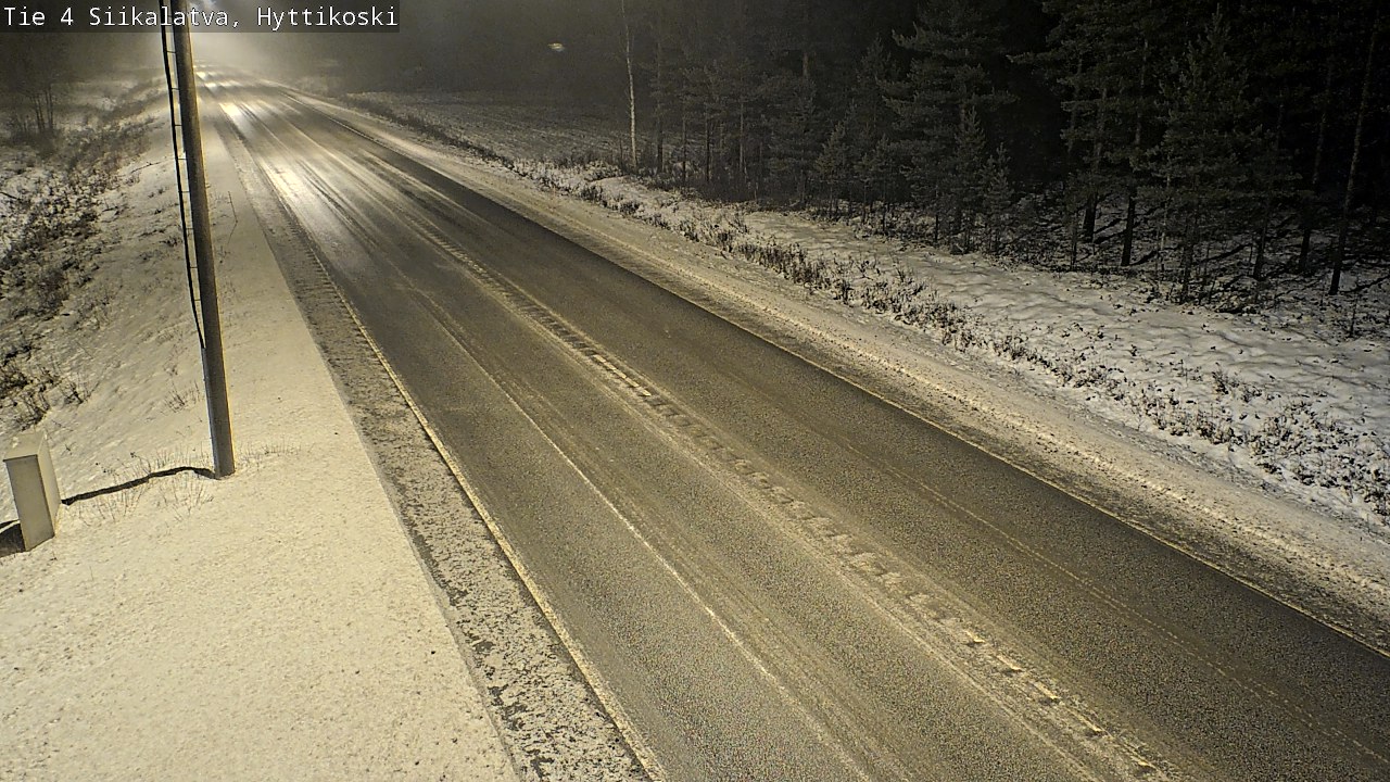 Weather Camera Image Road 4 Siikalatva, Hyttikoski, Siikalatva, Pohjois-Pohjanmaa