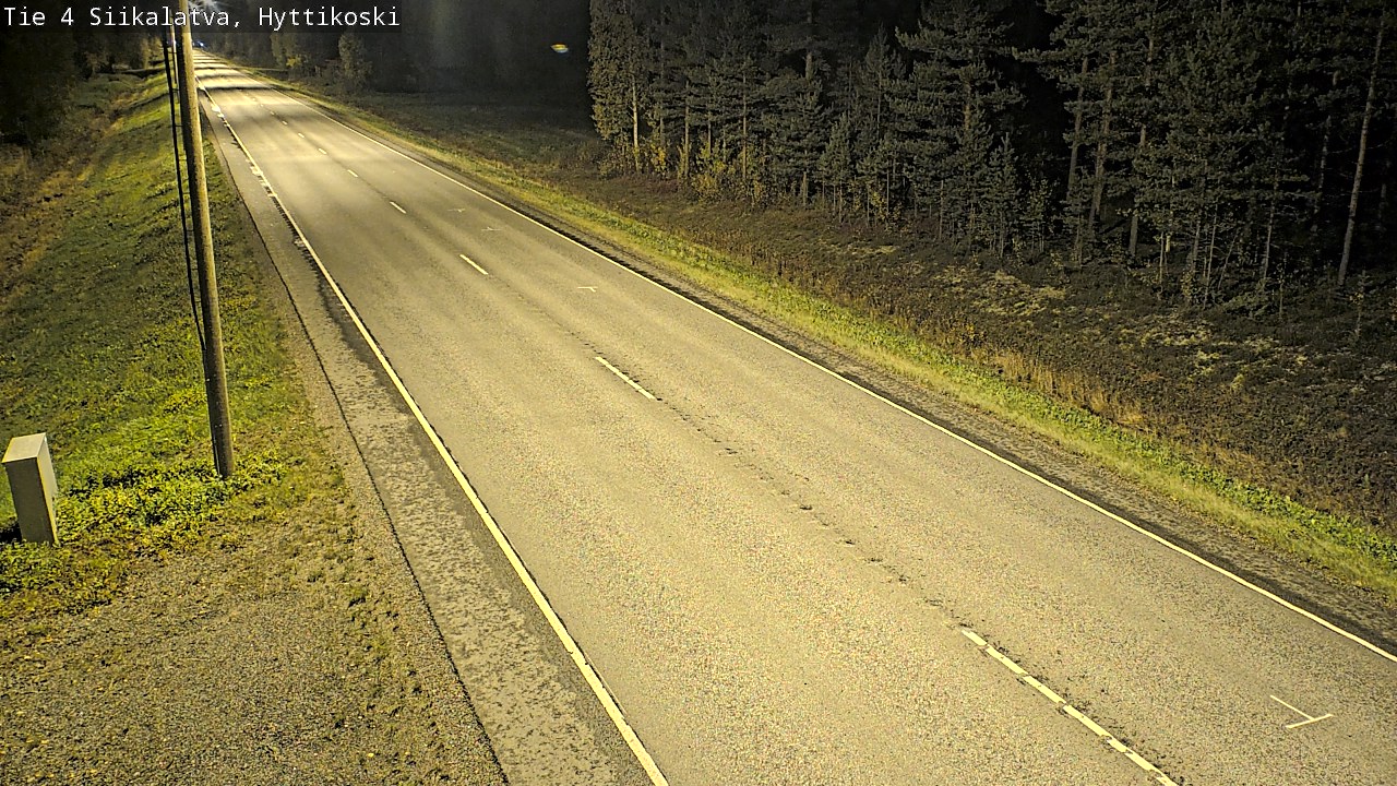 Weather Camera Image Road 4 Siikalatva, Hyttikoski, Siikalatva, Pohjois-Pohjanmaa