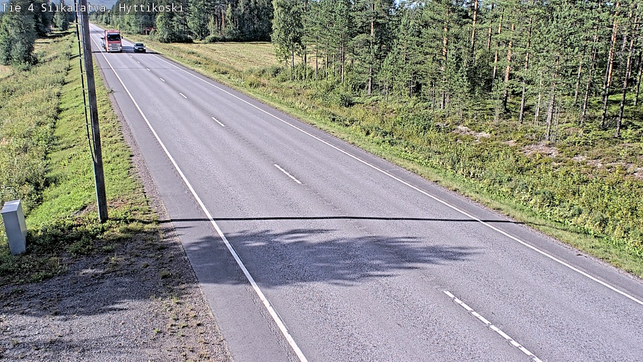 Weather Camera Image Road 4 Siikalatva, Hyttikoski, Siikalatva, Pohjois-Pohjanmaa
