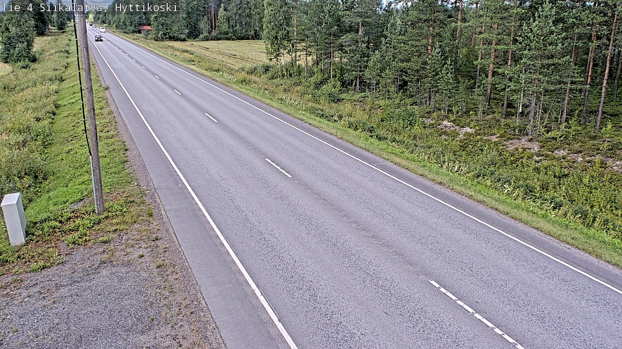 Weather Camera Image Road 4 Siikalatva, Hyttikoski, Siikalatva, Pohjois-Pohjanmaa