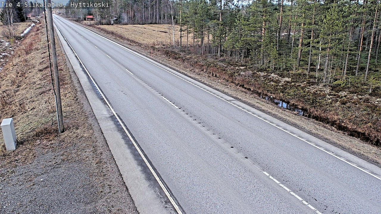 Weather Camera Image Road 4 Siikalatva, Hyttikoski, Siikalatva, Pohjois-Pohjanmaa