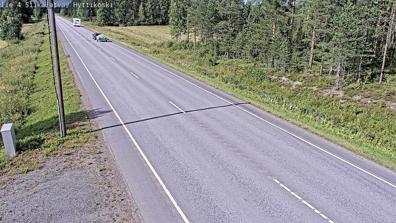 Weather Camera Image Road 4 Siikalatva, Hyttikoski, Siikalatva, Pohjois-Pohjanmaa