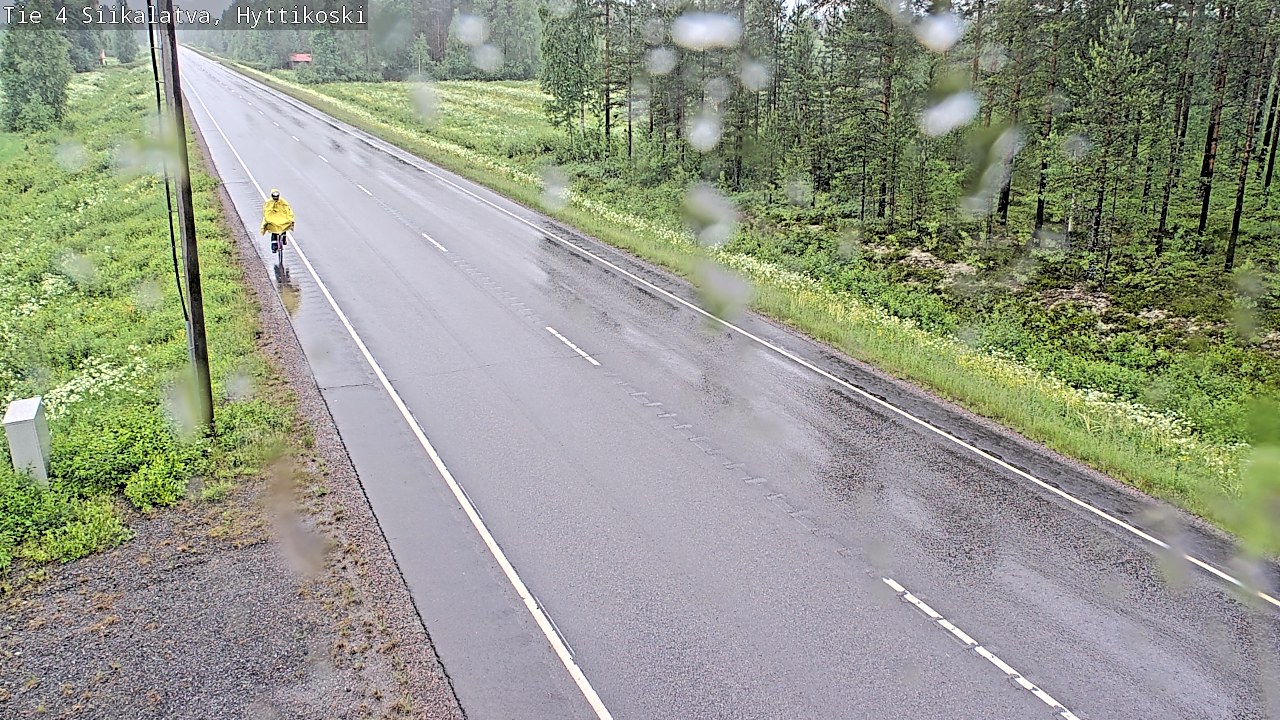 Weather Camera Image Väg 4 Siikalatva, Hyttikoski, Siikalatva, Pohjois-Pohjanmaa
