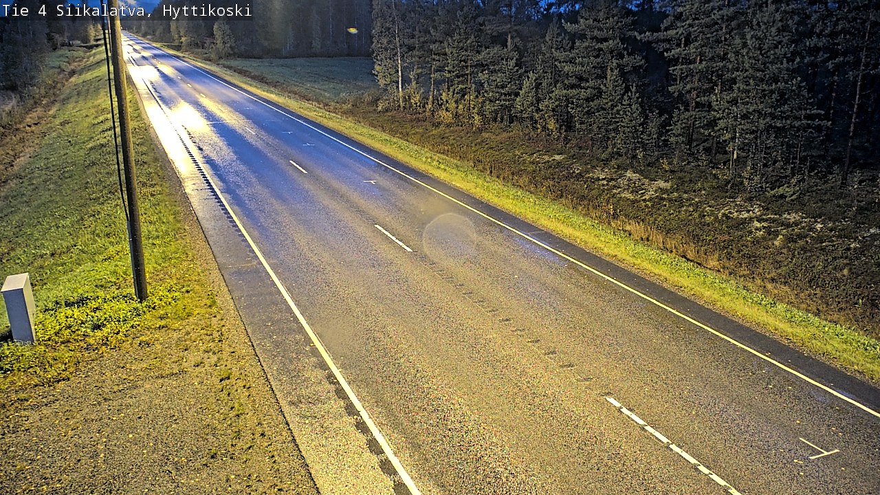 Weather Camera Image Road 4 Siikalatva, Hyttikoski, Siikalatva, Pohjois-Pohjanmaa