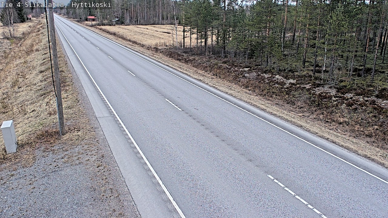 Weather Camera Image Road 4 Siikalatva, Hyttikoski, Siikalatva, Pohjois-Pohjanmaa