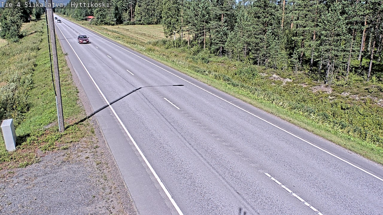 Weather Camera Image Road 4 Siikalatva, Hyttikoski, Siikalatva, Pohjois-Pohjanmaa