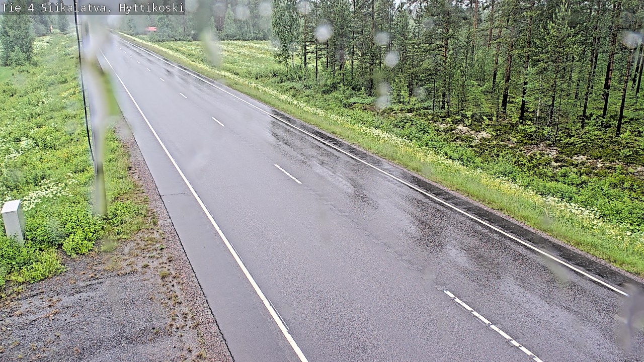 Weather Camera Image Väg 4 Siikalatva, Hyttikoski, Siikalatva, Pohjois-Pohjanmaa