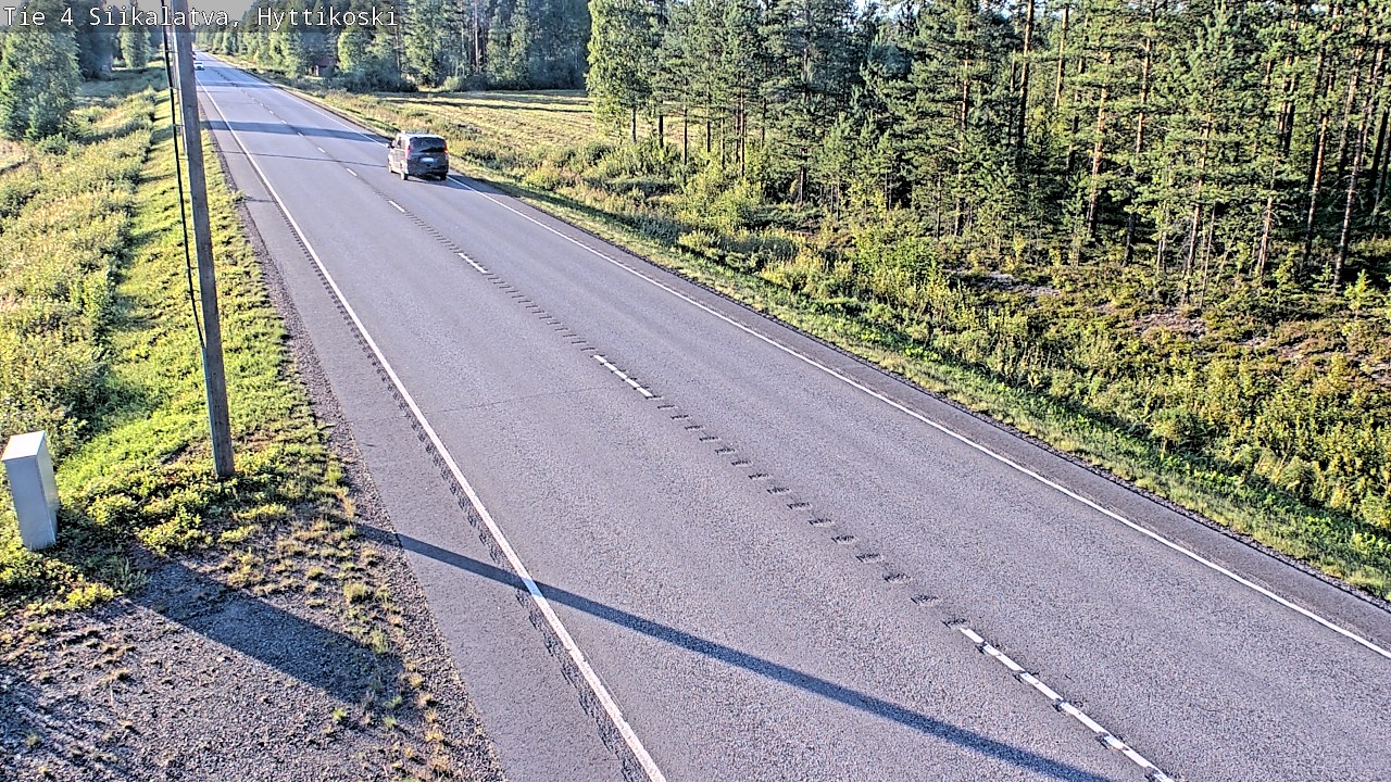 Weather Camera Image Road 4 Siikalatva, Hyttikoski, Siikalatva, Pohjois-Pohjanmaa