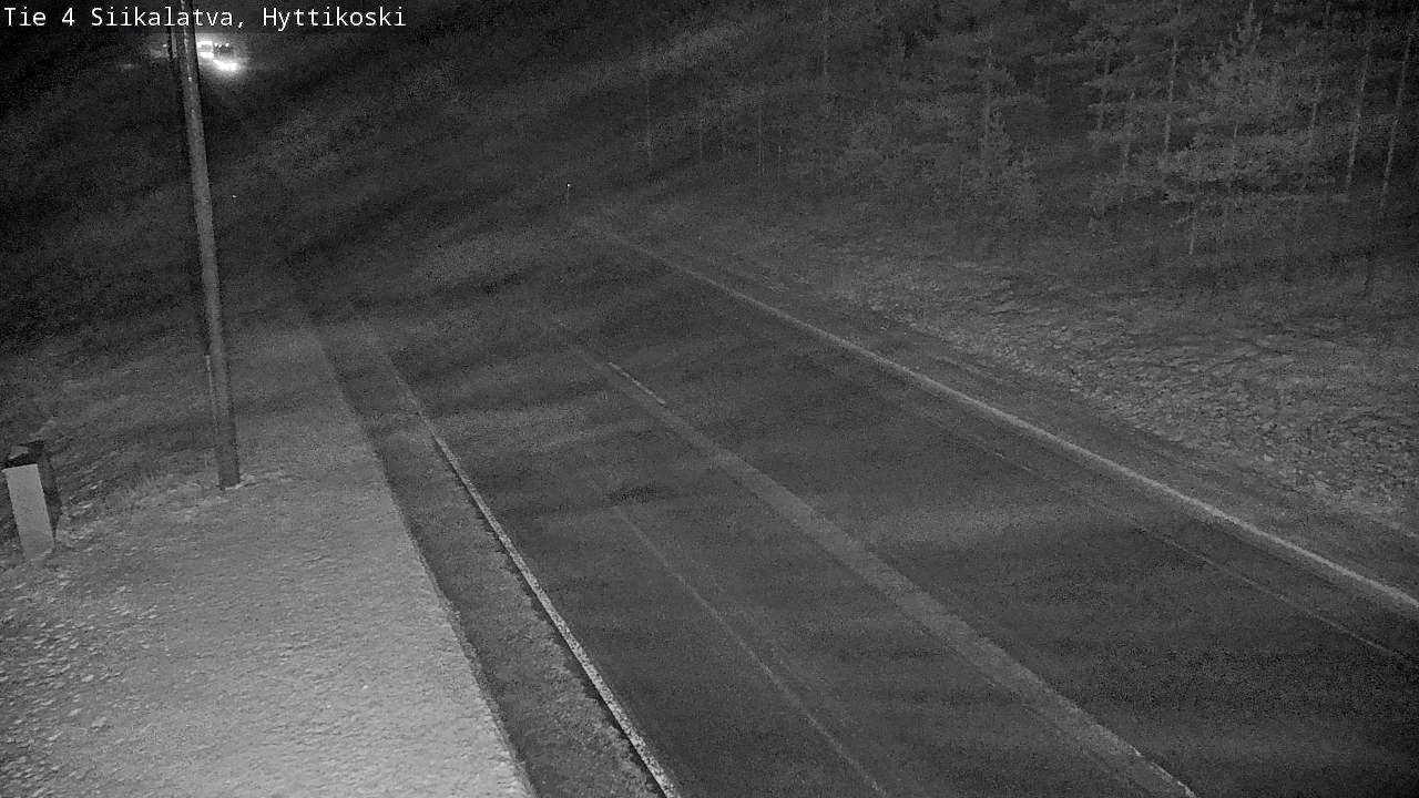 Weather Camera Image Väg 4 Siikalatva, Hyttikoski, Siikalatva, Pohjois-Pohjanmaa