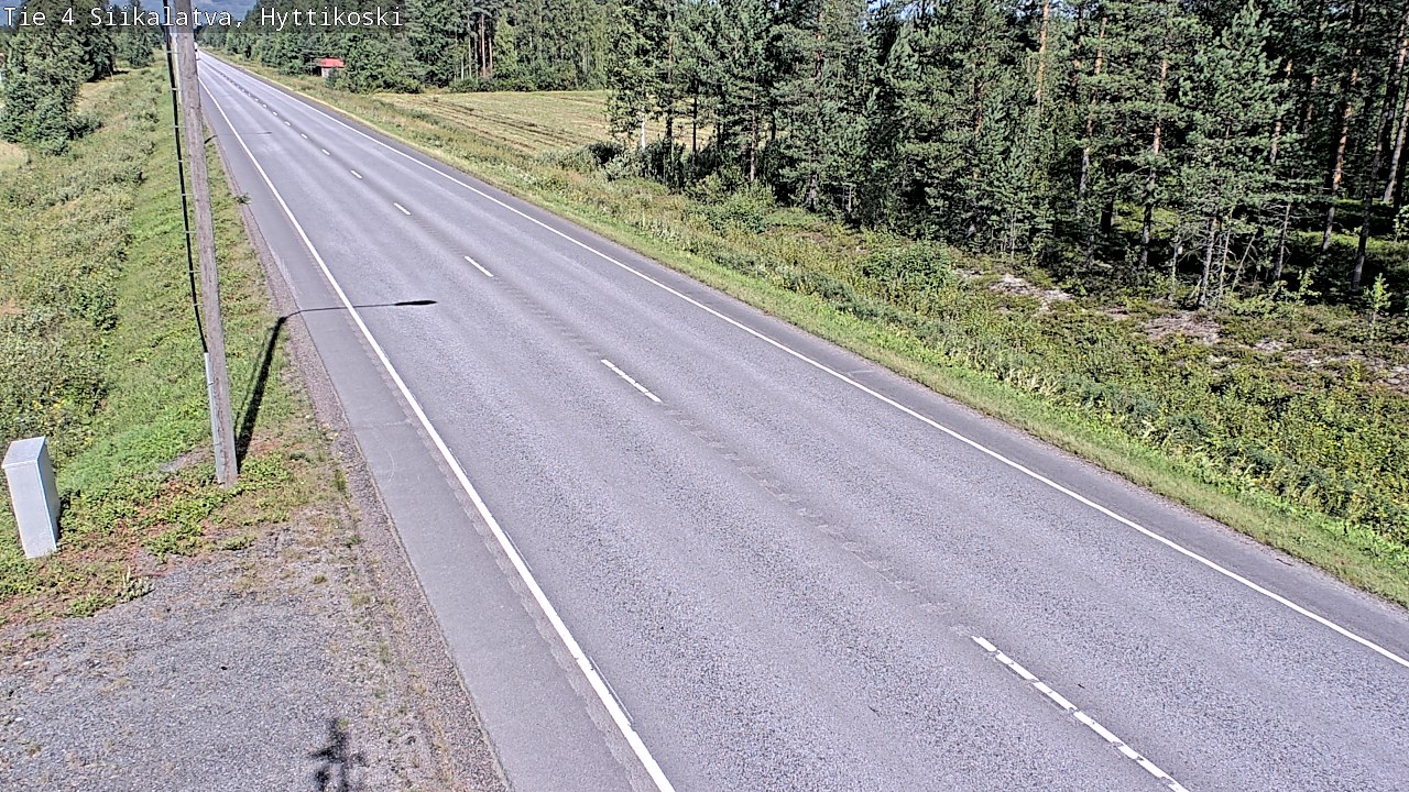 Weather Camera Image Road 4 Siikalatva, Hyttikoski, Siikalatva, Pohjois-Pohjanmaa
