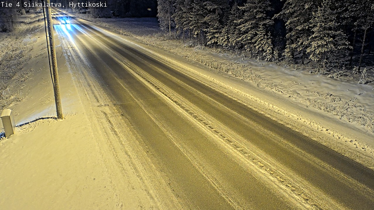 Weather Camera Image Väg 4 Siikalatva, Hyttikoski, Siikalatva, Pohjois-Pohjanmaa