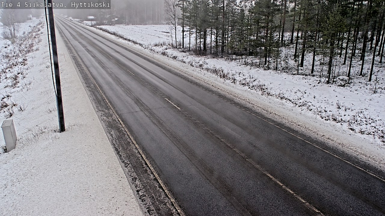 Weather Camera Image Road 4 Siikalatva, Hyttikoski, Siikalatva, Pohjois-Pohjanmaa