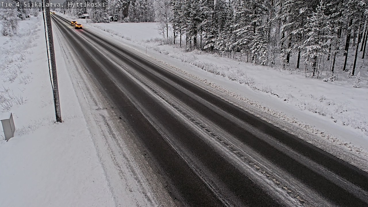 Weather Camera Image Väg 4 Siikalatva, Hyttikoski, Siikalatva, Pohjois-Pohjanmaa