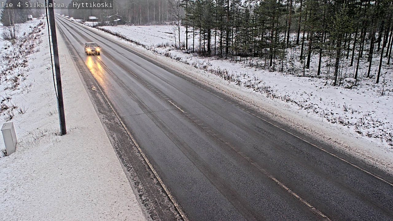 Weather Camera Image Road 4 Siikalatva, Hyttikoski, Siikalatva, Pohjois-Pohjanmaa