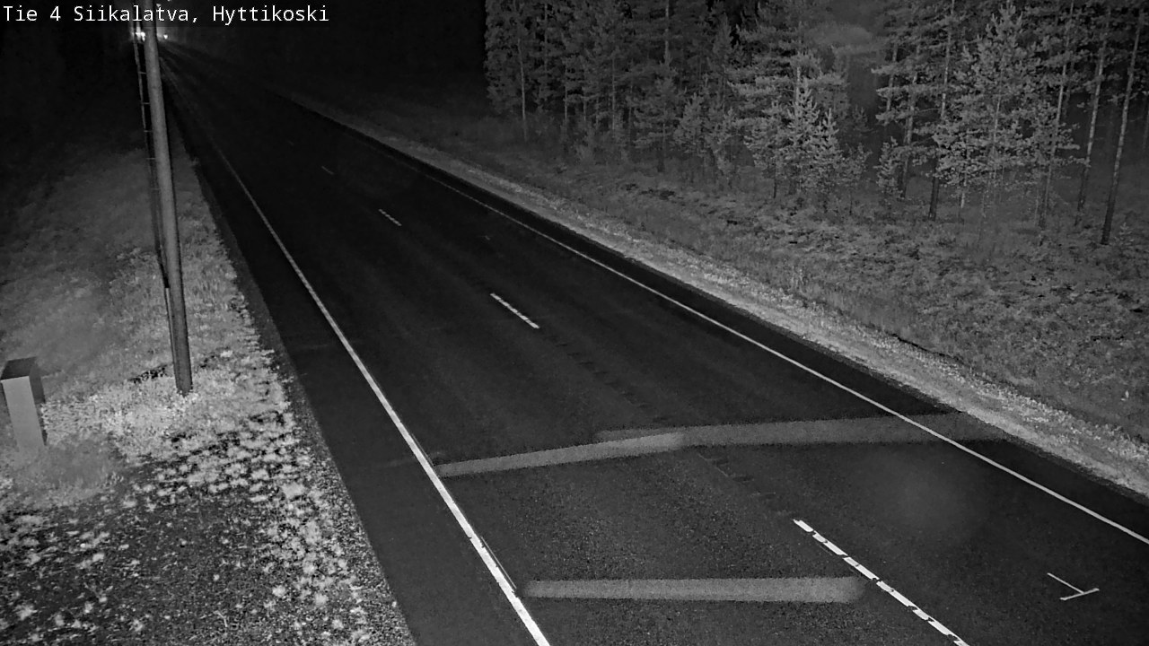 Weather Camera Image Road 4 Siikalatva, Hyttikoski, Siikalatva, Pohjois-Pohjanmaa