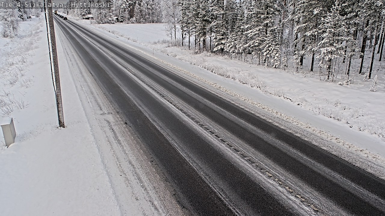 Weather Camera Image Väg 4 Siikalatva, Hyttikoski, Siikalatva, Pohjois-Pohjanmaa