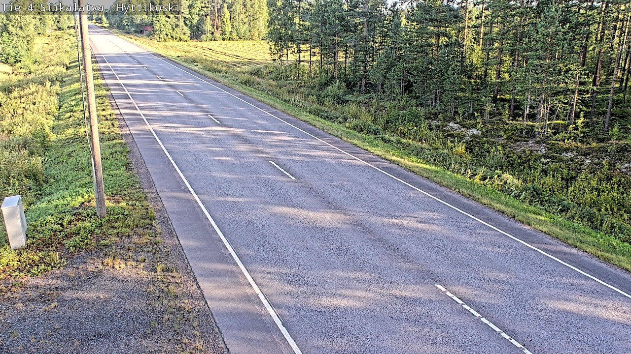 Weather Camera Image Road 4 Siikalatva, Hyttikoski, Siikalatva, Pohjois-Pohjanmaa