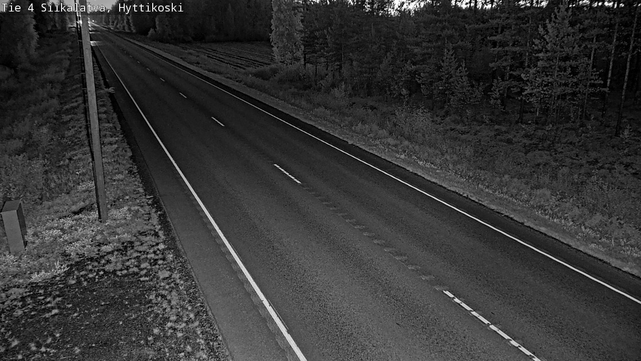 Weather Camera Image Road 4 Siikalatva, Hyttikoski, Siikalatva, Pohjois-Pohjanmaa