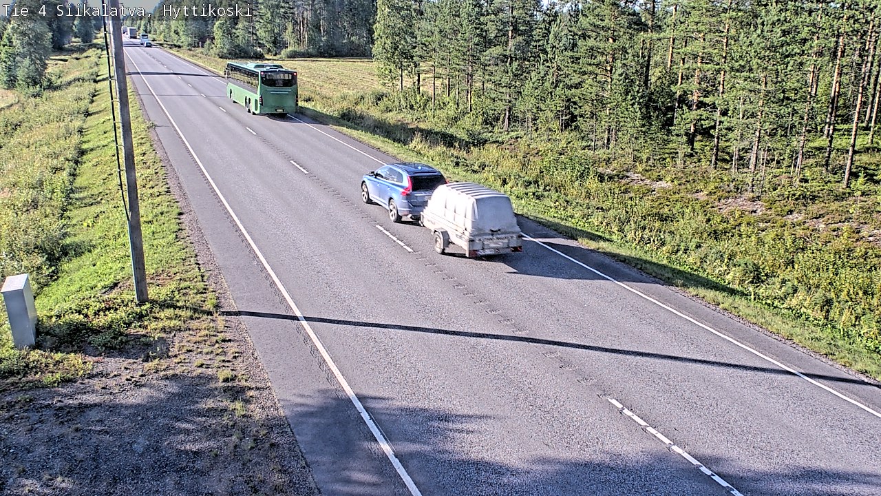 Weather Camera Image Road 4 Siikalatva, Hyttikoski, Siikalatva, Pohjois-Pohjanmaa