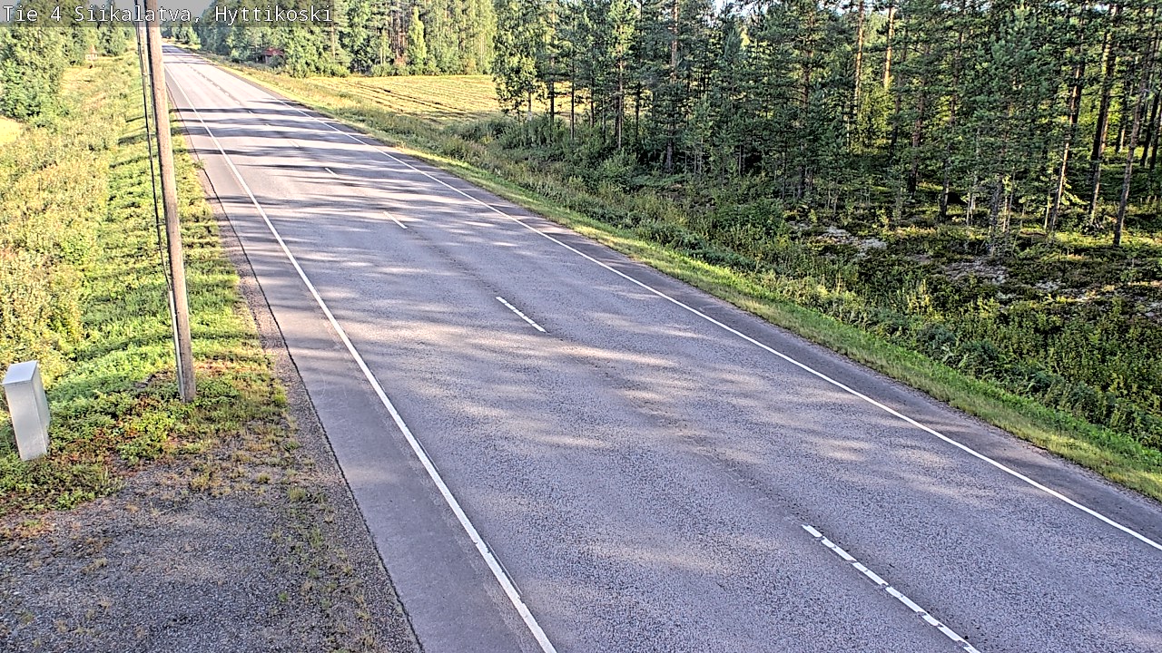 Weather Camera Image Road 4 Siikalatva, Hyttikoski, Siikalatva, Pohjois-Pohjanmaa