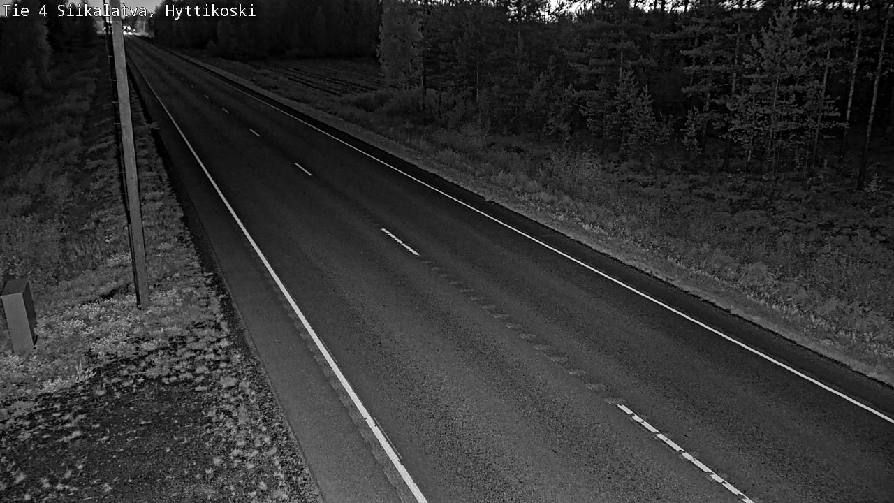 Weather Camera Image Road 4 Siikalatva, Hyttikoski, Siikalatva, Pohjois-Pohjanmaa