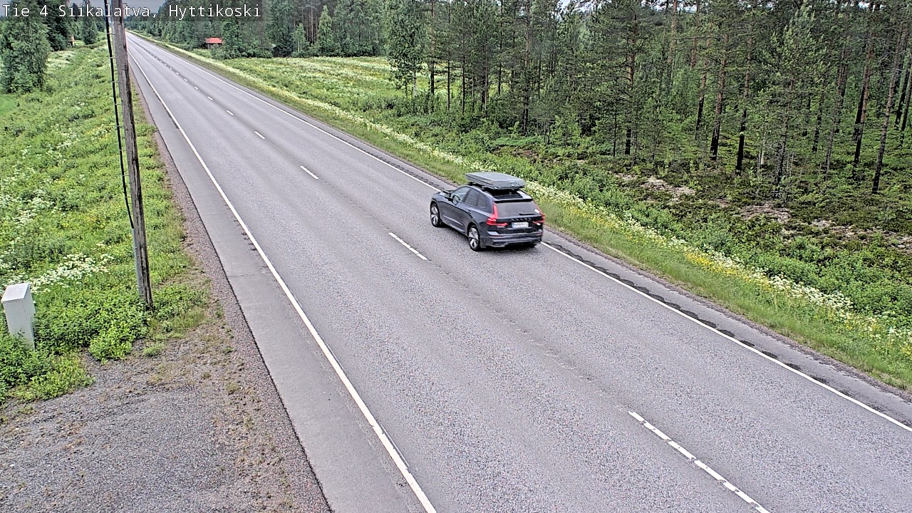 Weather Camera Image Road 4 Siikalatva, Hyttikoski, Siikalatva, Pohjois-Pohjanmaa