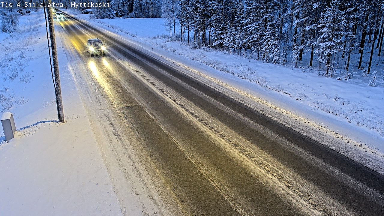 Weather Camera Image Väg 4 Siikalatva, Hyttikoski, Siikalatva, Pohjois-Pohjanmaa