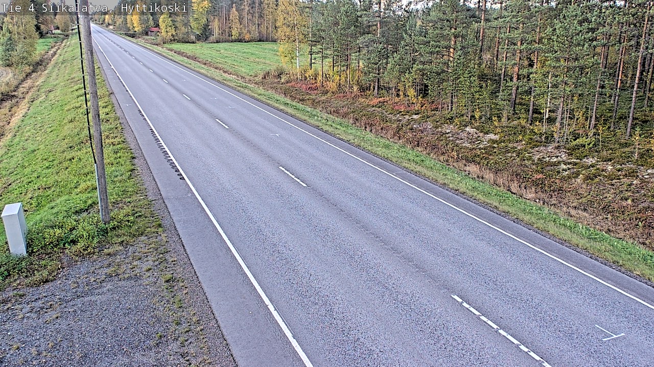 Weather Camera Image Road 4 Siikalatva, Hyttikoski, Siikalatva, Pohjois-Pohjanmaa