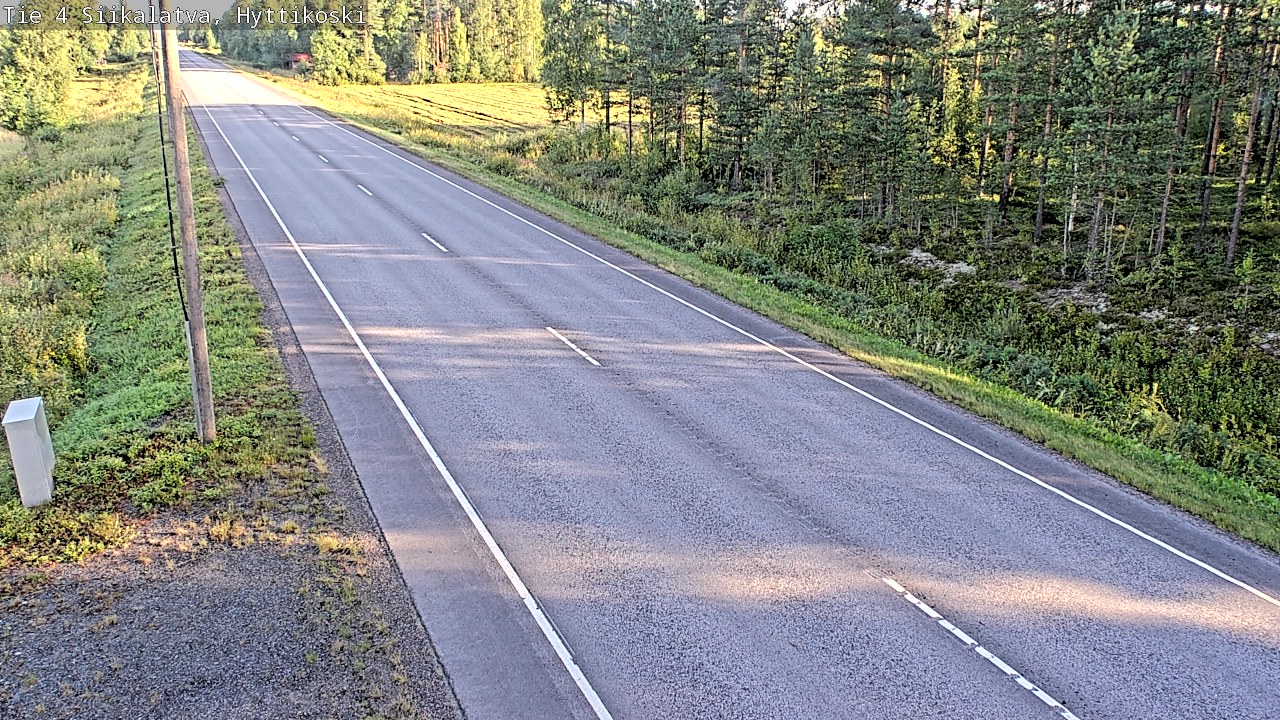 Weather Camera Image Road 4 Siikalatva, Hyttikoski, Siikalatva, Pohjois-Pohjanmaa
