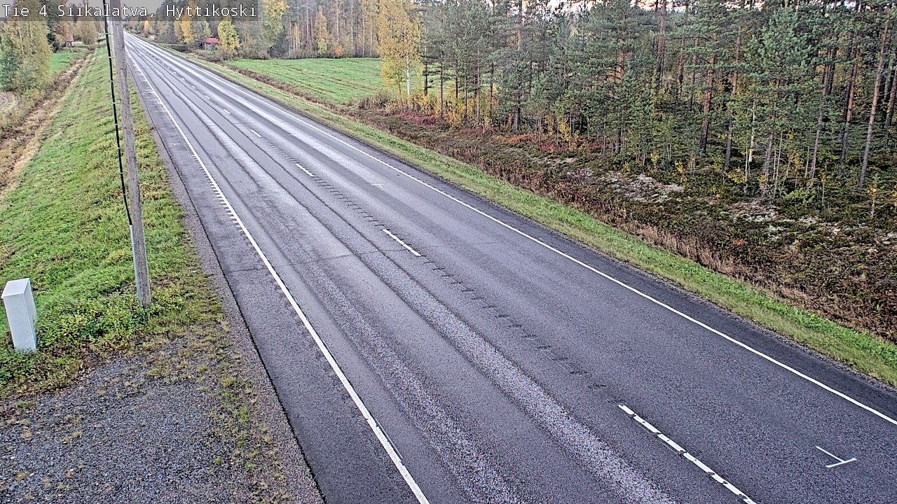 Weather Camera Image Road 4 Siikalatva, Hyttikoski, Siikalatva, Pohjois-Pohjanmaa