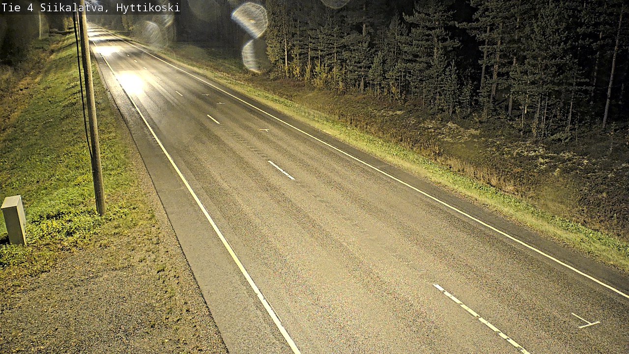 Weather Camera Image Road 4 Siikalatva, Hyttikoski, Siikalatva, Pohjois-Pohjanmaa