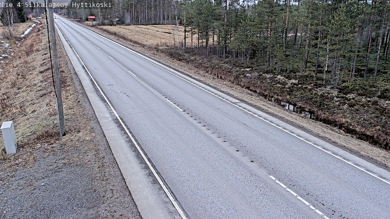 Weather Camera Image Road 4 Siikalatva, Hyttikoski, Siikalatva, Pohjois-Pohjanmaa