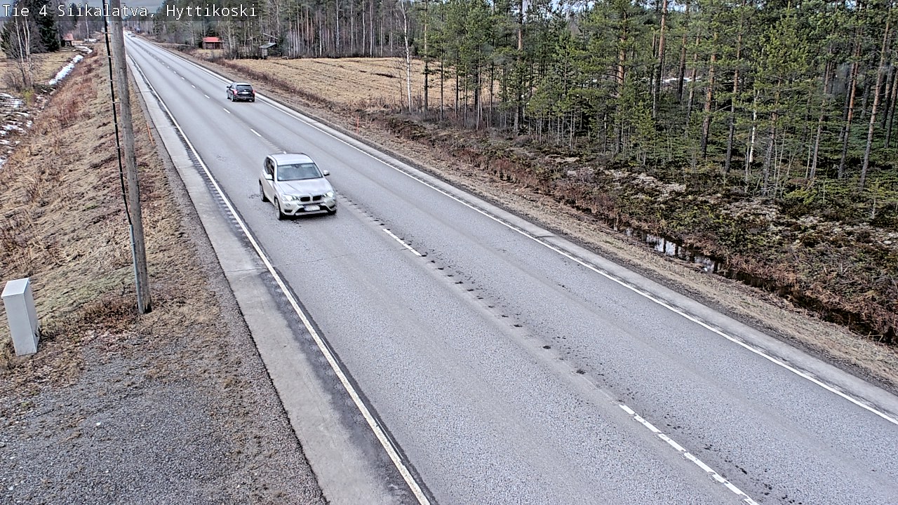 Weather Camera Image Road 4 Siikalatva, Hyttikoski, Siikalatva, Pohjois-Pohjanmaa
