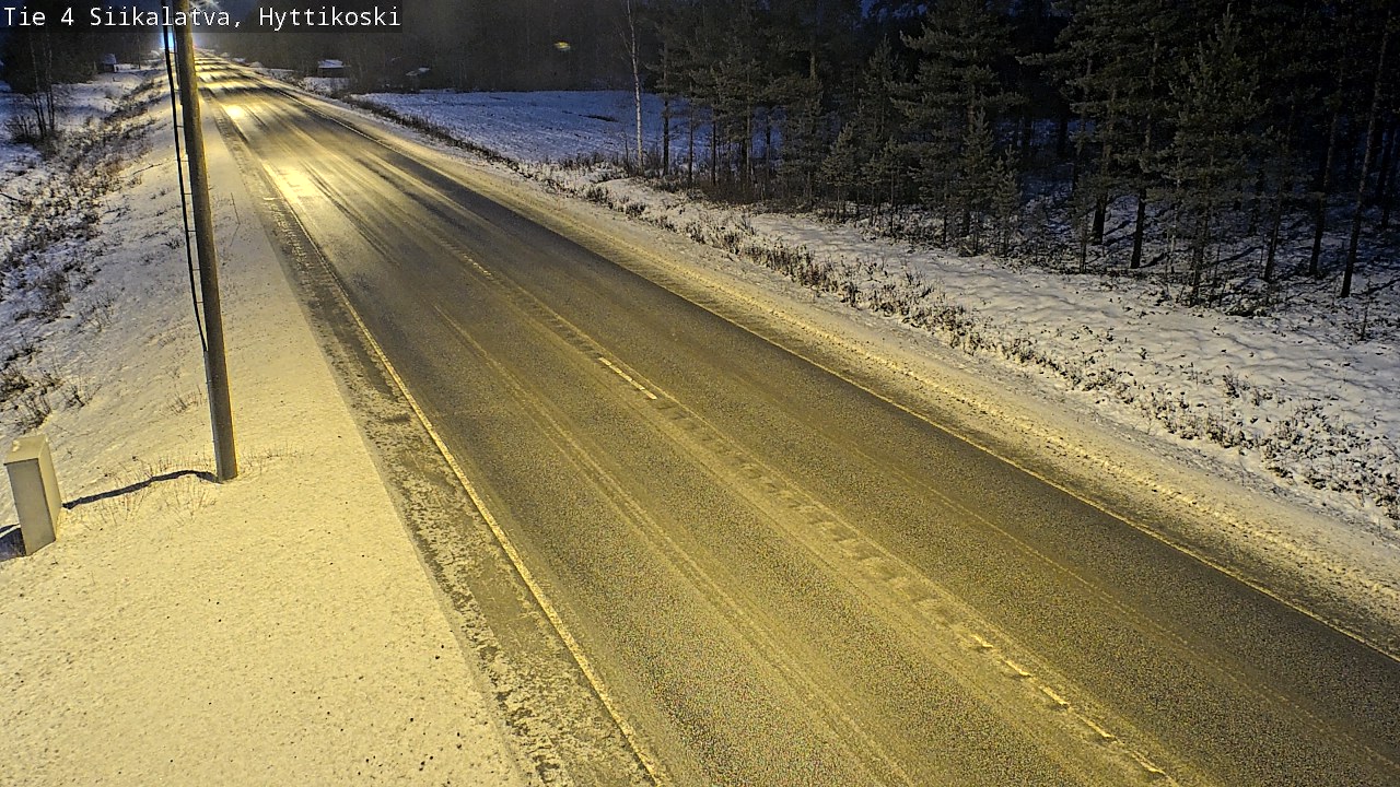 Weather Camera Image Road 4 Siikalatva, Hyttikoski, Siikalatva, Pohjois-Pohjanmaa