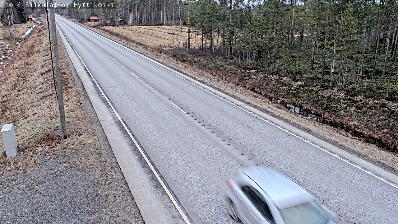 Weather Camera Image Road 4 Siikalatva, Hyttikoski, Siikalatva, Pohjois-Pohjanmaa
