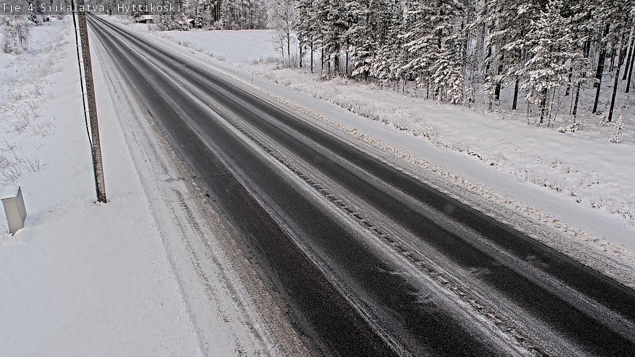 Weather Camera Image Väg 4 Siikalatva, Hyttikoski, Siikalatva, Pohjois-Pohjanmaa