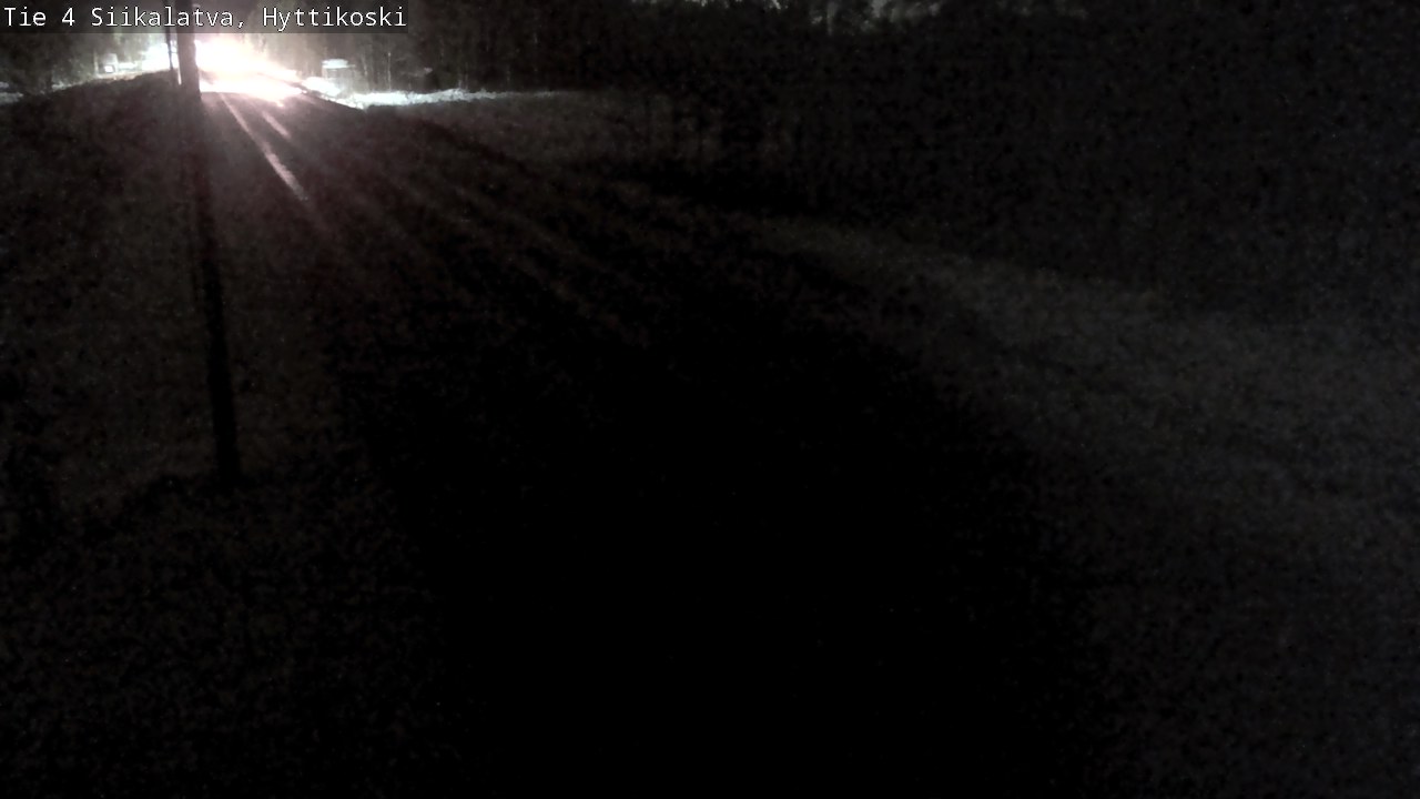 Weather Camera Image Road 4 Siikalatva, Hyttikoski, Siikalatva, Pohjois-Pohjanmaa