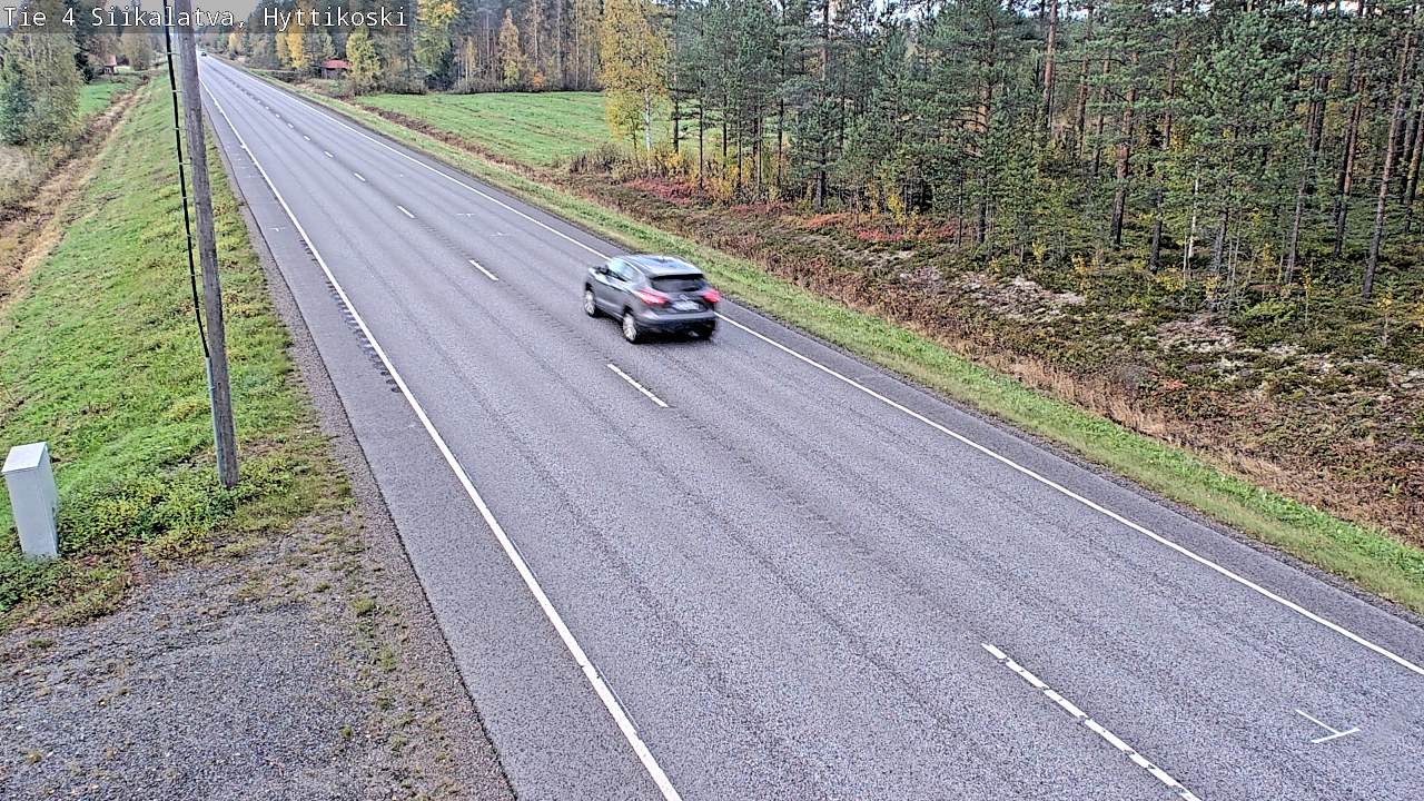 Weather Camera Image Road 4 Siikalatva, Hyttikoski, Siikalatva, Pohjois-Pohjanmaa
