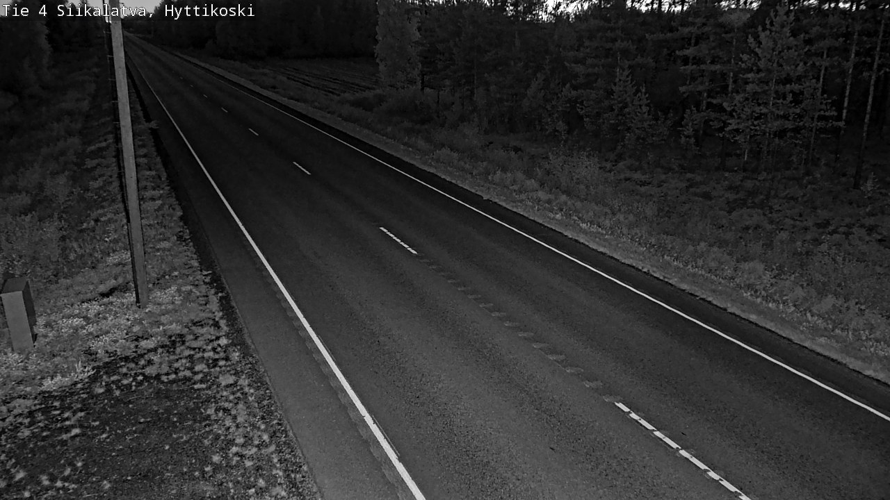 Weather Camera Image Road 4 Siikalatva, Hyttikoski, Siikalatva, Pohjois-Pohjanmaa