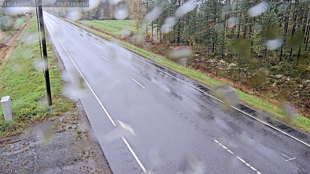 Weather Camera Image Road 4 Siikalatva, Hyttikoski, Siikalatva, Pohjois-Pohjanmaa