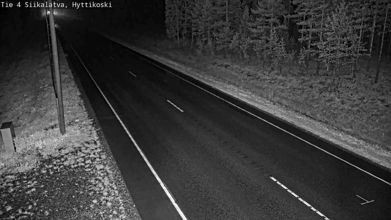 Weather Camera Image Road 4 Siikalatva, Hyttikoski, Siikalatva, Pohjois-Pohjanmaa
